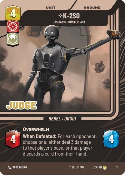 K-2SO - Cassian's Counterpart card