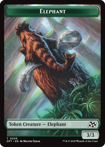 Elephant Zombie 0003 Double Sided Token
