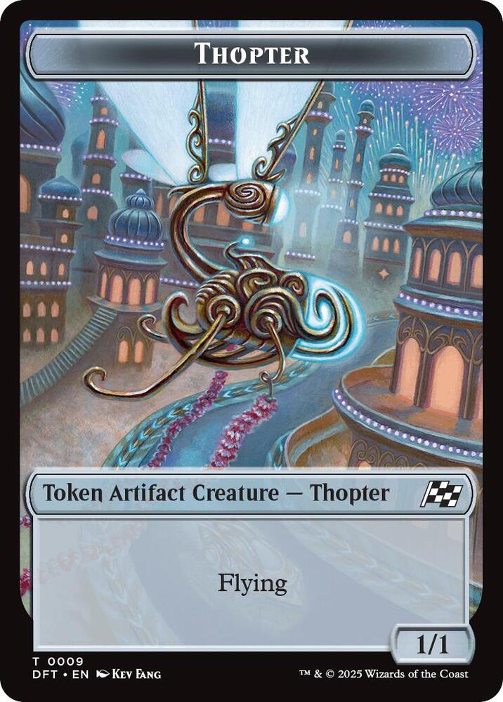 Thopter (0009) // Treasure Double-Sided Token - Aetherdrift