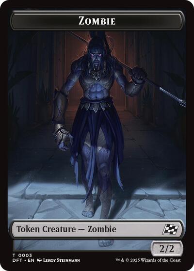 Zombie 0003 Pilot Double Sided Token