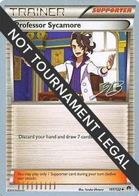 Professor Sycamore - 2017 (Zachary Bokhari) #107/122 from World Championship Decks Pokemon card image