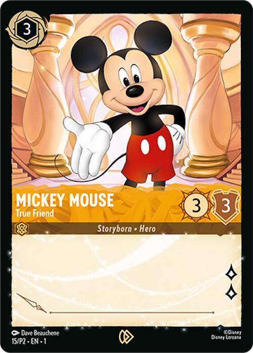 Mickey Mouse - True Friend - Disney Lorcana Promo Cards - Disney