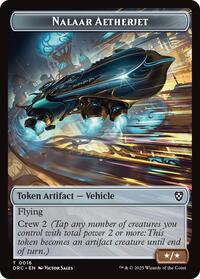 Nalaar Aetherjet // Treasure Double-Sided Token
