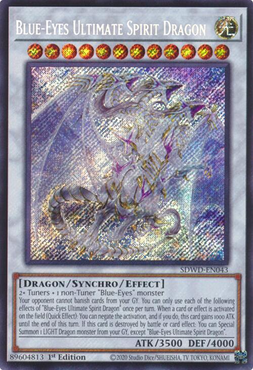 ブルードラゴンUR Blue-Eyes Ultimate Spirit Dragon (Secret Rare) - Structure