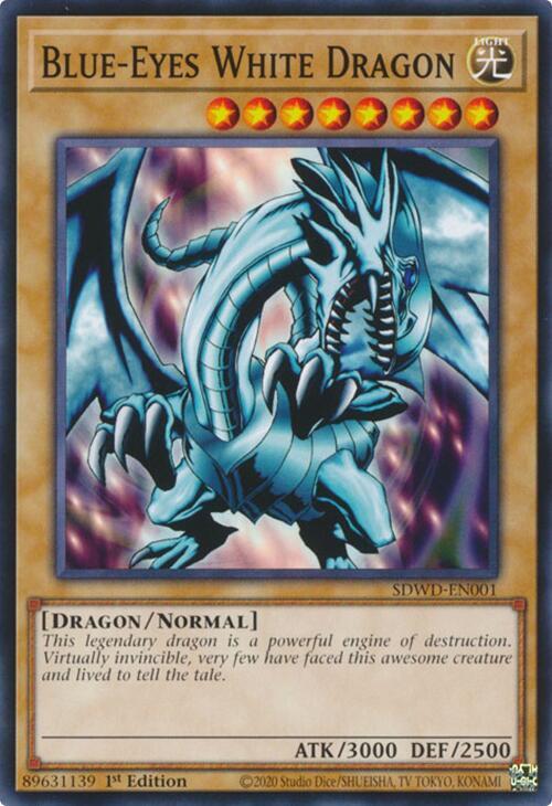 Blue-Eyes White Dragon (SDWD-EN001) - Structure Deck: Blue-Eyes