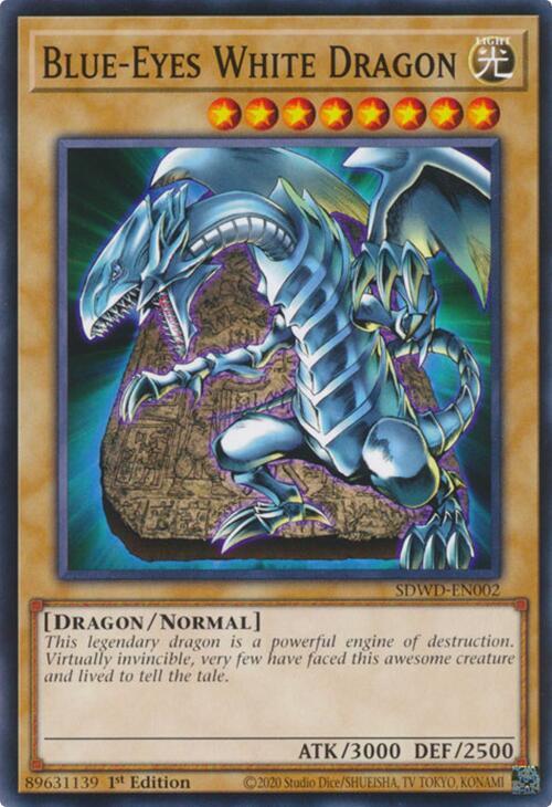 Blue-Eyes White Dragon (SDWD-EN002) - Structure Deck: Blue