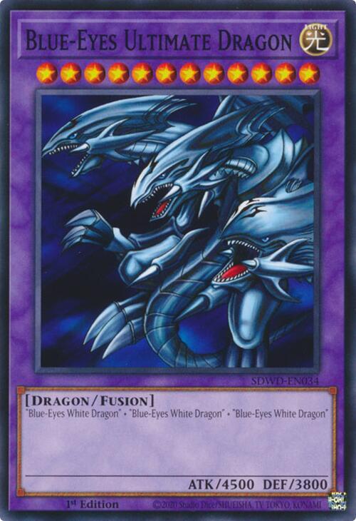 Carte Yu-Gi-Oh! SDWD-DE032 Dragon Argenté Indigo UltraRare – 1ère Édition Allemand – Near Mint – Blue Eyes White Destiny