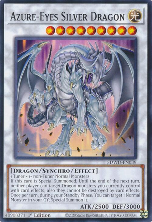 Azure-Eyes Silver Dragon - Structure Deck: Blue-Eyes White Destiny