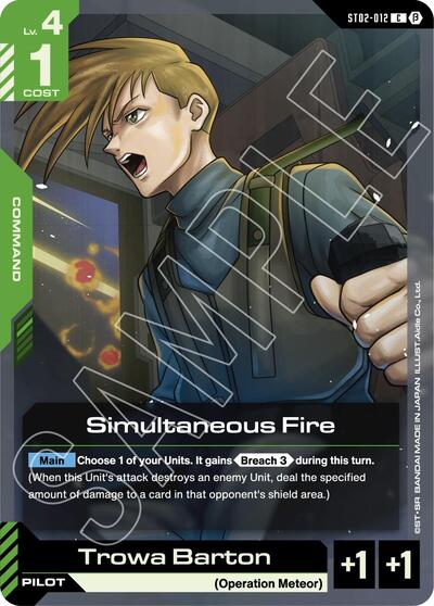Simultaneous Fire card