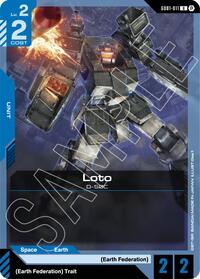 Loto - Edition Beta - Gundam card