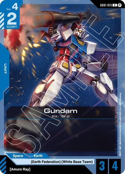Gundam (GD01-013) card