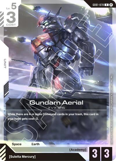 Gundam Aerial card