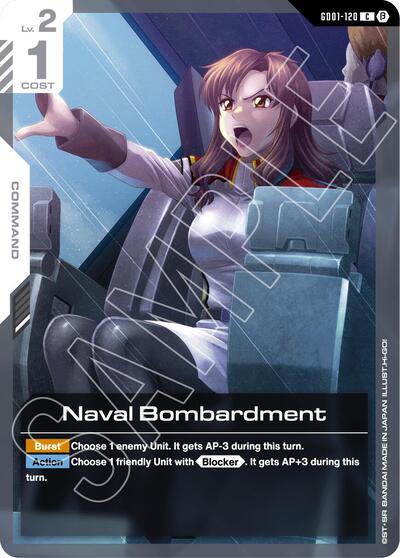 Naval Bombardment card
