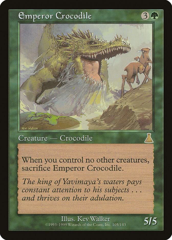 mtg crocodile cards Emperor Crocodile – Moon MTG main image 1