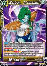 Zarbon, Attendant card art