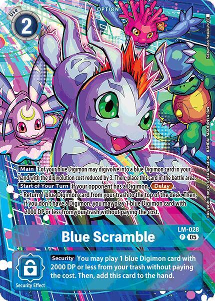 Blue Scramble (Alternate Art) - Starter Deck 20: Protector of