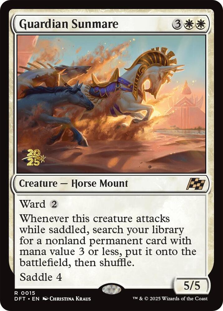 Guardian Sunmare #15s — Aetherdrift Promos