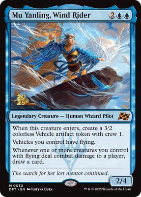 Mu Yanling, Wind Rider #52 – Prerelease Cards (Mythic)