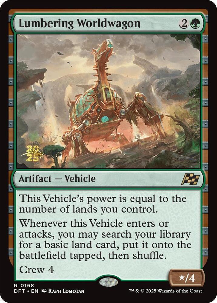 Lumbering Worldwagon #168s — Aetherdrift Promos