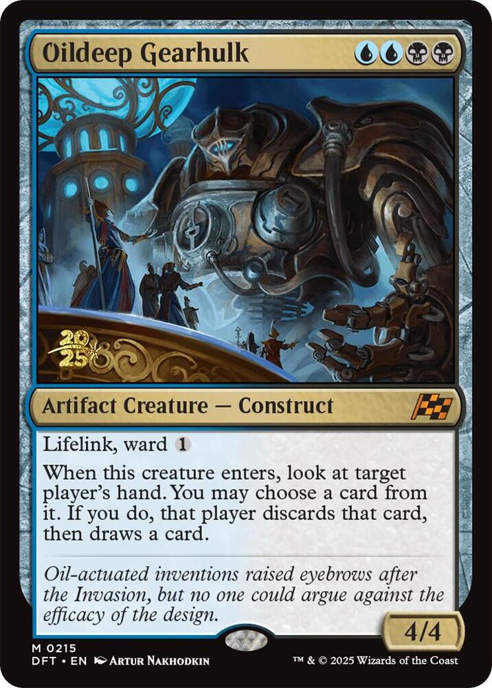 Oildeep Gearhulk #215s — Aetherdrift Promos