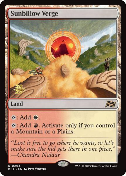 Sunbillow Verge, Prerelease Cards