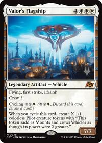 Valor's Flagship - Promo Pack: Aetherdrift - Magic: The Gathering card