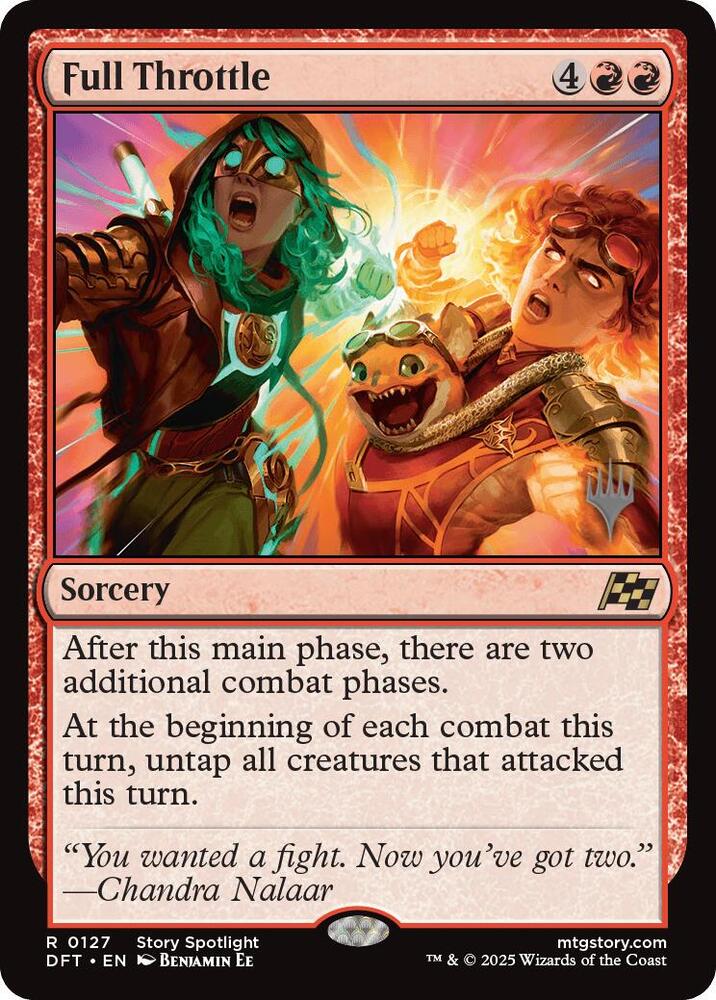 Full Throttle - Promo Pack: Aetherdrift - Magic: The Gathering