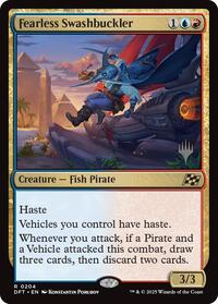 Fearless Swashbuckler - Promo Pack: Aetherdrift - Magic: The Gathering card
