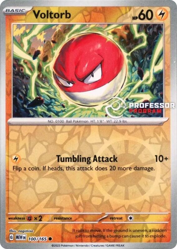 Voltorb 100/165 from Professor Program Promos
