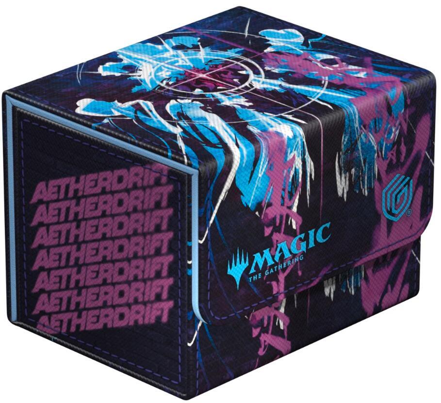 Ultra Pro Deck Box 100+ – Magic The Gathering Aetherdrift – Illustration The Endriders – Finition Mate – Boîte Commander