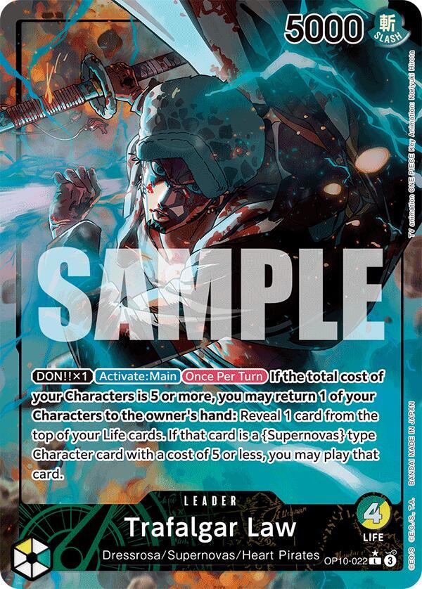 Trafalgar Law 022 Parallel onepiece card