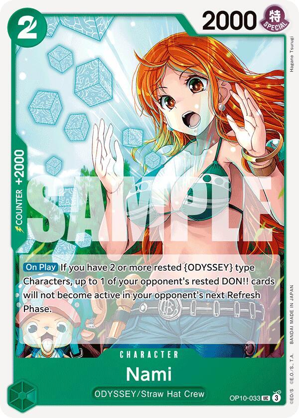 Nami 033 onepiece card
