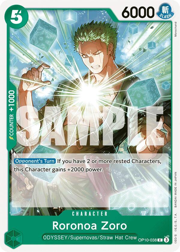 Roronoa Zoro (038) - Royal Blood - One Piece Card Game
