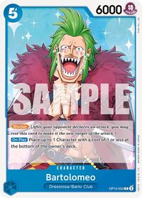 Bartolomeo - Royal Blood - One Piece card