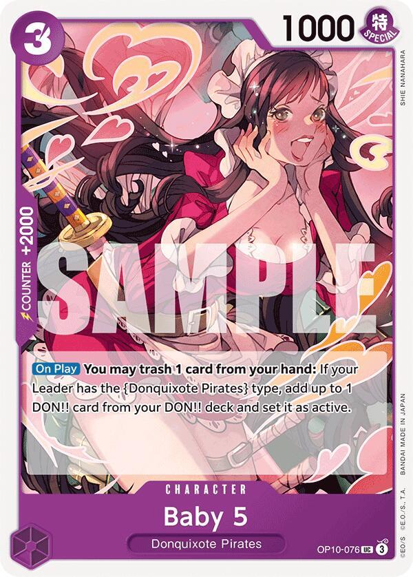 Baby 5 onepiece card
