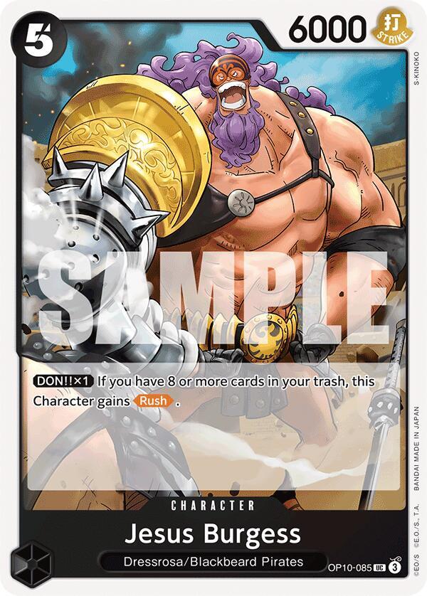 Jesus Burgess onepiece card