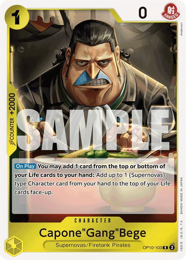 CaponeGangBege onepiece card