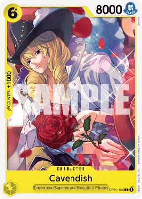 Cavendish - OP10-105 (Pirate Foil)