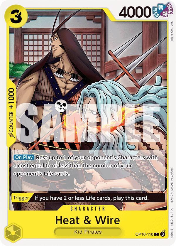 Heat and Wire onepiece card