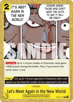Let's Meet Again in the New World - Royal Blood - One Piece Card