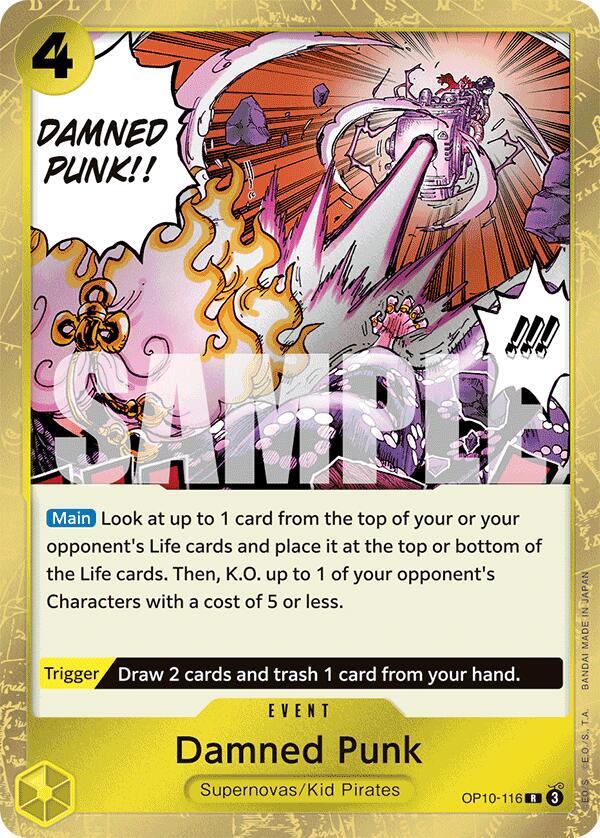 Damned Punk onepiece card