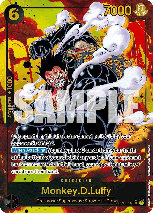 MonkeyDLuffy 118 Parallel onepiece card