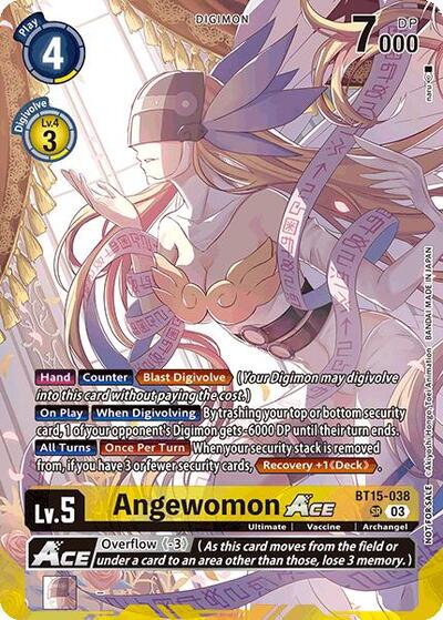 Angewomon ACE (Limited Card Pack) World Convergence card price