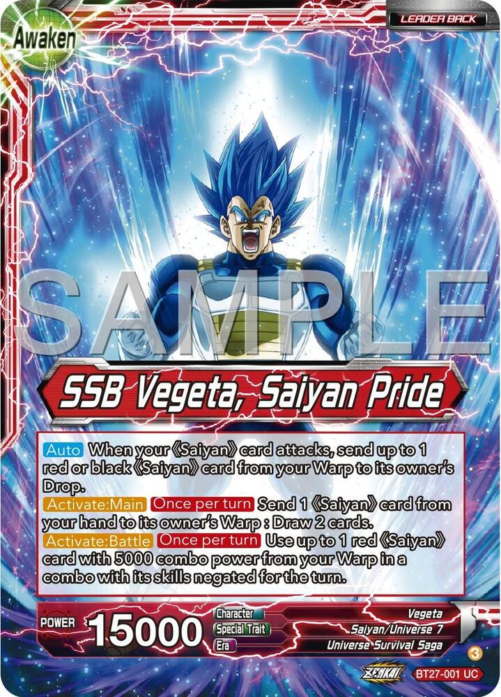 Vegeta // SSB Vegeta, Saiyan Pride - History of Z - Dragon Ball Super:  Masters