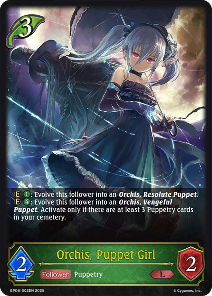 Orchis, Puppet Girl - BP08: Alterchaotica - Shadowverse: Evolve