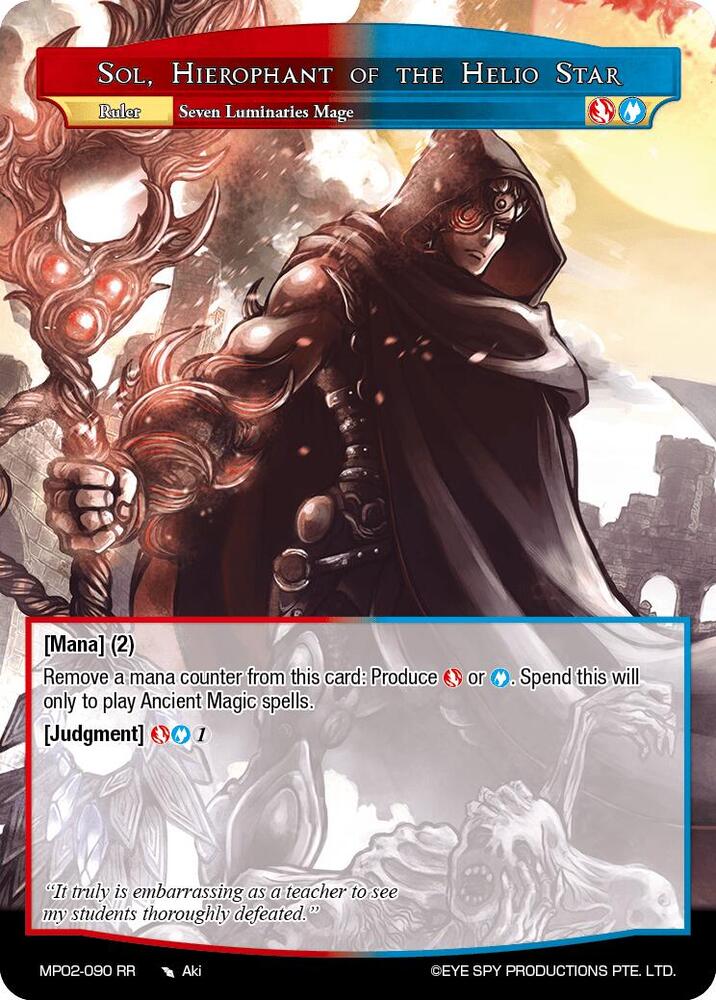 Sol, Hierophant of the Helio Star // Sol, Dark Commander of Steam