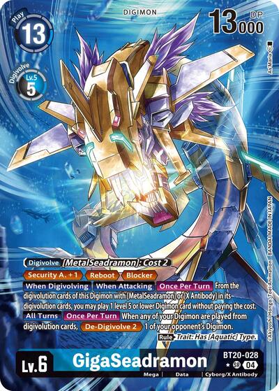 GigaSeadramon (Alternate Art) Release Special Booster 2.5 card price