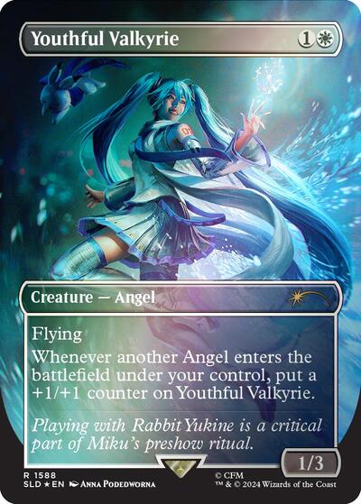 Youthful Valkyrie Rainbow Foil