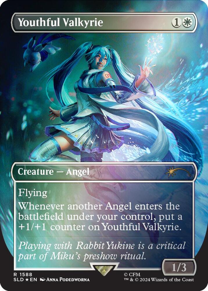 Youthful Valkyrie (Rainbow Foil) - Secret Lair Drop Series - Magic