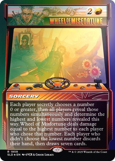 Wheel of Misfortune 1959 Rainbow Foil